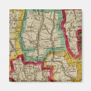 Aimant Carte Connecticut
