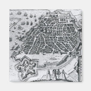 Aimant Carte d'Anvers, 1598