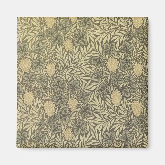 Aimant Carte d'art antique William Morris 23 (Devant)