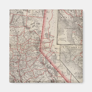 Aimant Carte de Californie