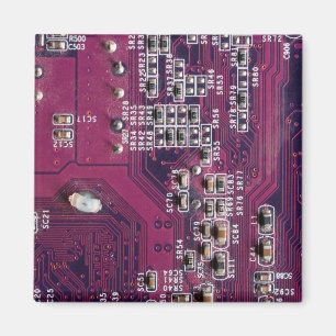 Aimant Carte de circuit électronique rouge
