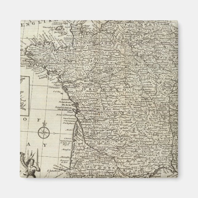 Aimant Carte de France 2 (Devant)