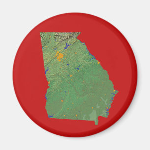 Aimant Carte de Géorgie