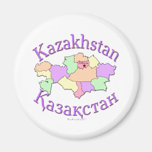 Aimant Carte de Kazakhstan