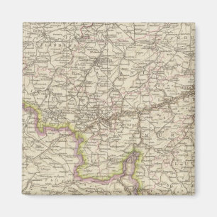 Aimant Carte de la Belgique et du Luxembourg