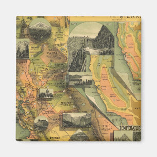 Aimant Carte de la Californie