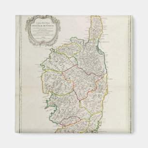 Aimant Carte de la Corse