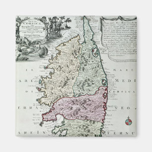 Aimant Carte de la Corse