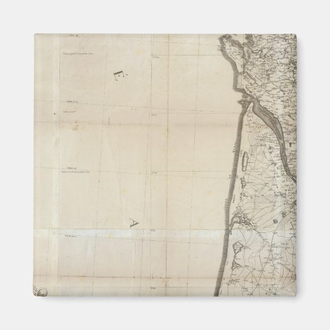 Aimant Carte de la France SO (Devant)