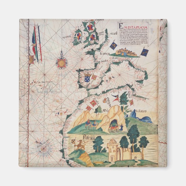 Aimant Carte de la Grande-Bretagne (Devant)