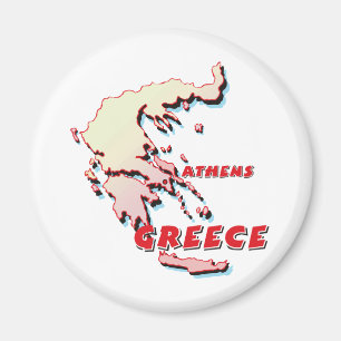 Aimant Carte de la Grèce