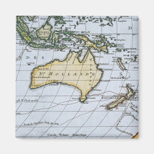 Aimant Carte de la nouvelle Hollande