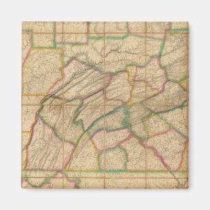 Aimant Carte de la Pennsylvanie