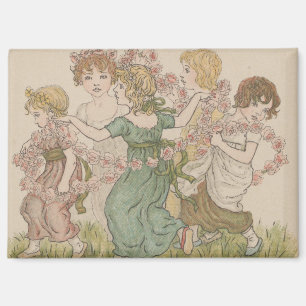 Aimant Carte de la Saint-Valentin antique, Kate Greenway,