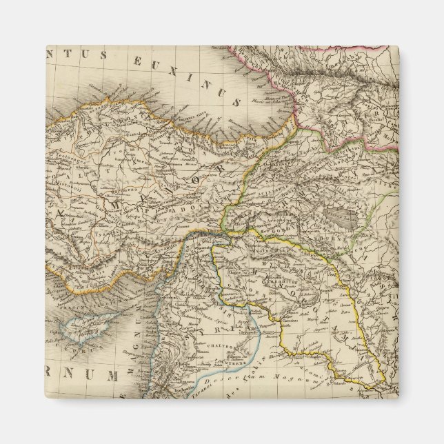 Aimant Carte de la Syrie Turquie (Devant)