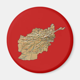 Aimant Carte de l'Afghanistan