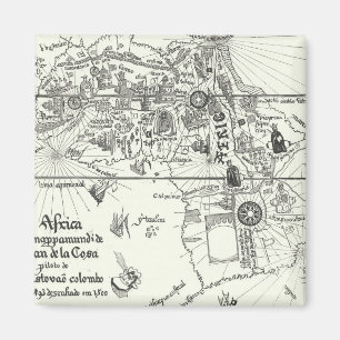 Aimant Carte de l'Afrique 1500