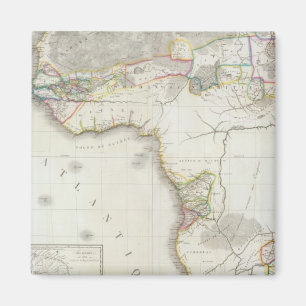 Aimant Carte de l'Afrique composite