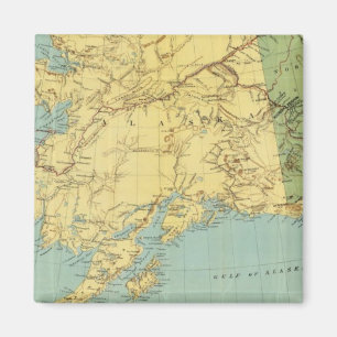 Aimant Carte de l'Alaska de Rand McNally