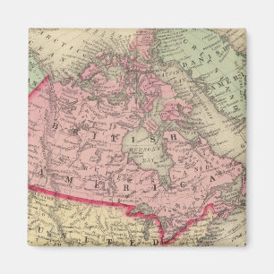 Aimant Carte De L'Amérique Du Nord