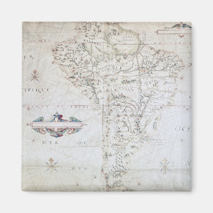 Aimant Carte de l'Amérique du Sud