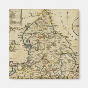 Aimant Carte de l'Angleterre et du pays de Galles