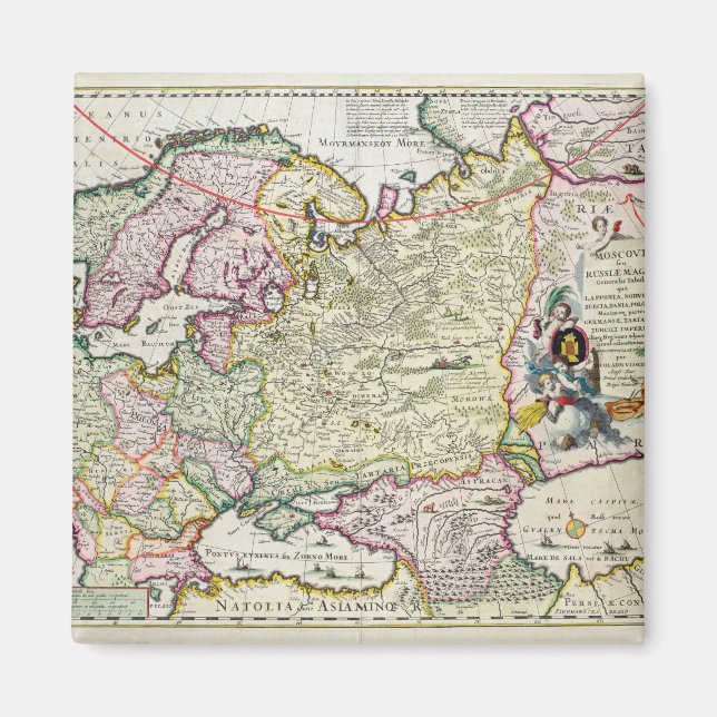 Aimant Carte de l'Asie mineure (Devant)