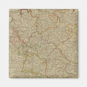 Aimant Carte de l'atlas à la main en Allemagne