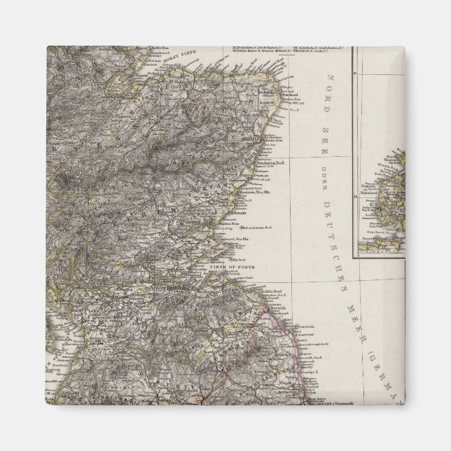 Aimant Carte de l'Atlas écossais 2 (Devant)