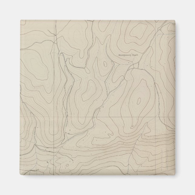 Aimant Carte de l'Atlas spécial du parc de Tourtelotte (Devant)