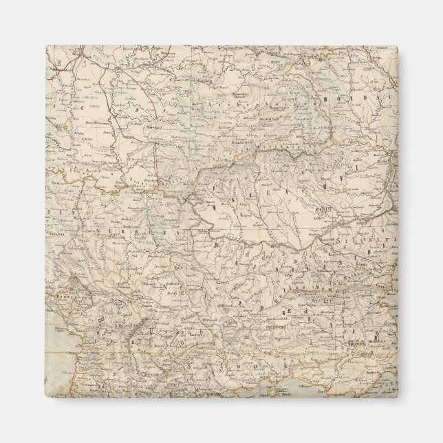 Aimant Carte de l'Atlas turc et grec (Devant)