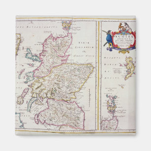 Aimant Carte de l'Ecosse, c.1700