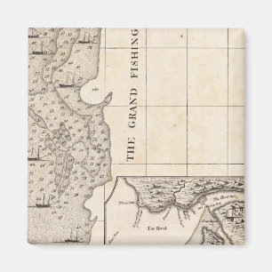 Aimant Carte de l'Empire britannique en Amérique Feuille