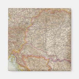 Aimant Carte de l'empire hongrois d'Autriche