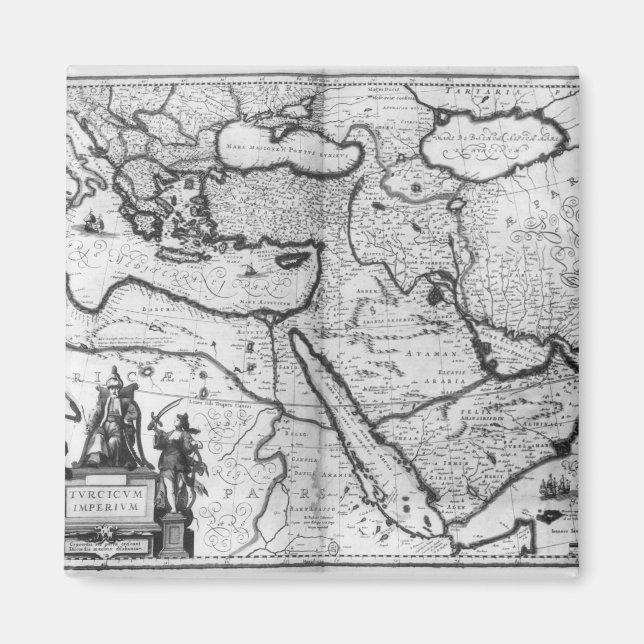 Aimant Carte de l'Empire ottoman (Devant)