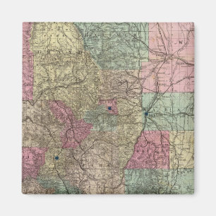 Aimant Carte de l'État du Colorado