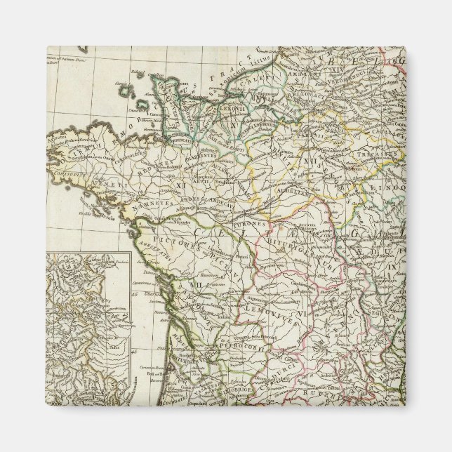 Aimant Carte de l'Europe antique (Devant)