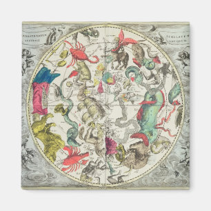 Aimant Carte de l'hémisphère sud