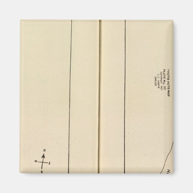 Aimant Carte de l'indexWestchester County New York (Devant)