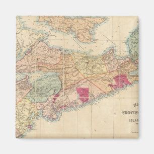 Aimant Carte de Mackinlay de la province de la Nouvelle-