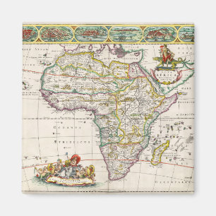 Aimant Carte de nova Afrique de l'Afrique  
