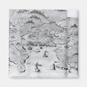 Aimant Carte de Plymouth, c.1539