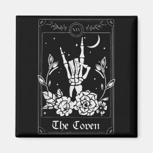 Aimant Carte de Tarot de Mariage The Coven Halloween
