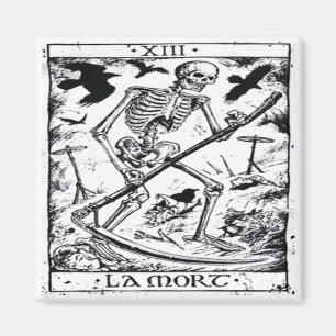 Aimant Carte de tarot de Mort de La