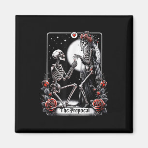 Aimant Carte de tarot de proposition de parti de fiançail