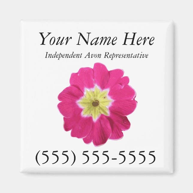 Aimant Carte de visite magnétique Avon (Devant)