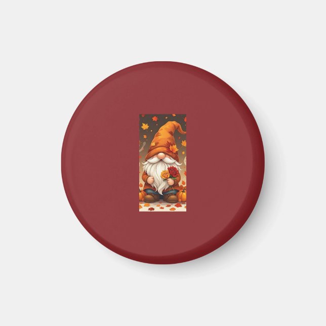 Aimant carte de vœux halloween et automne (Devant)