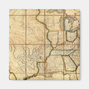 Aimant Carte des États-Unis 3