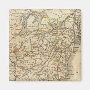 Aimant Carte Des États-Unis 3