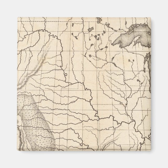 Aimant Carte des États-Unis et du Texas (Devant)
